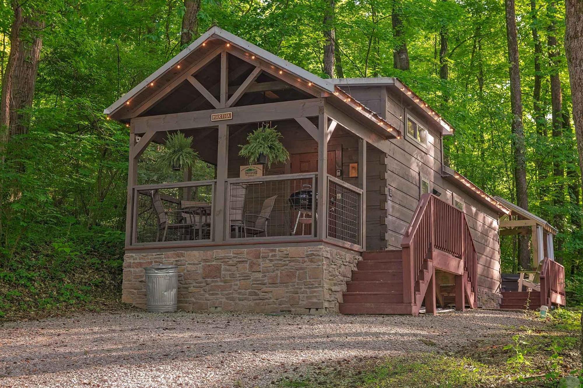 Martha Cabin Tiny Cabin By Downtown チャタヌーガ エクステリア 写真